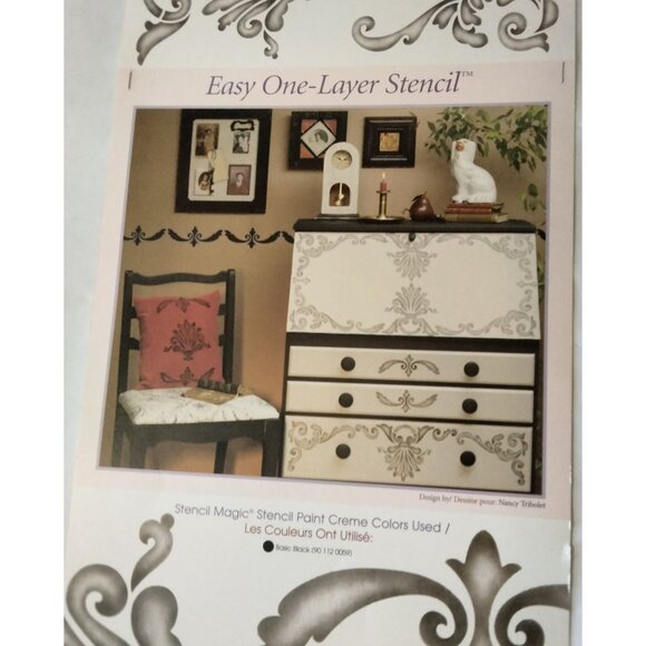 Delta Stencil Architectural Elements fleur de lis - Picture 7 of 9